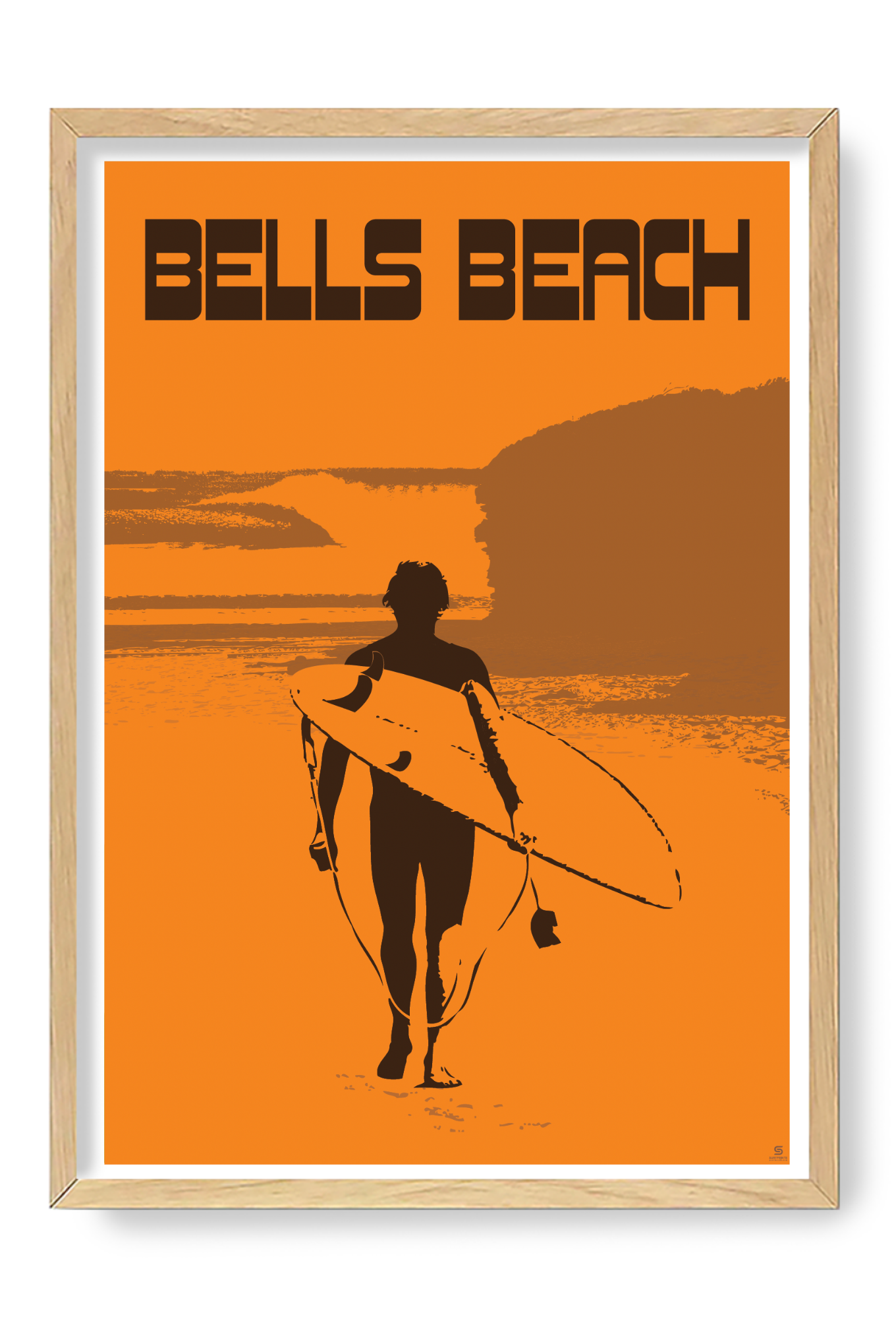 Bells Beach I Waves are on