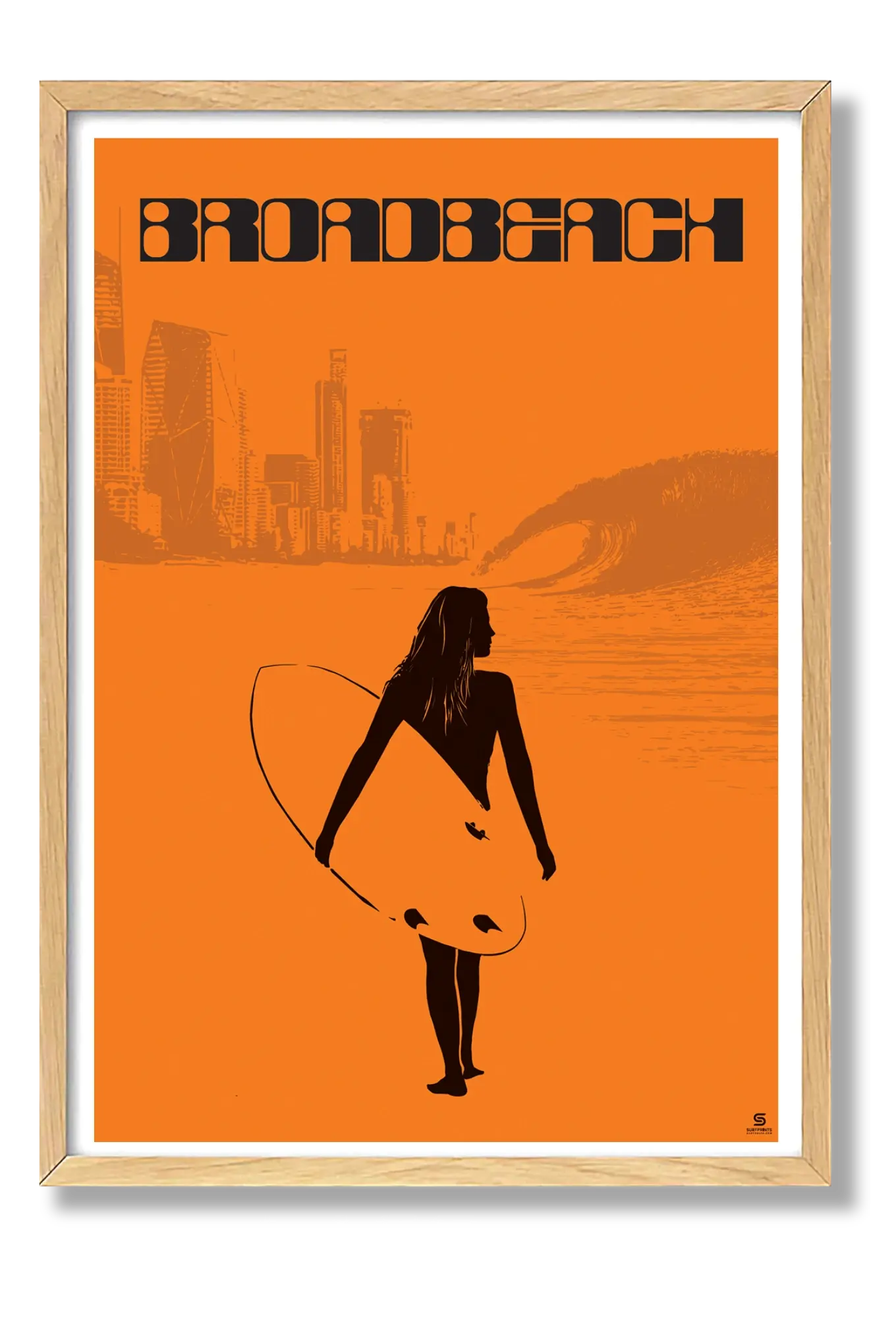 Broadbeach I Sunrise surfer
