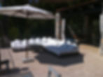 The terrace