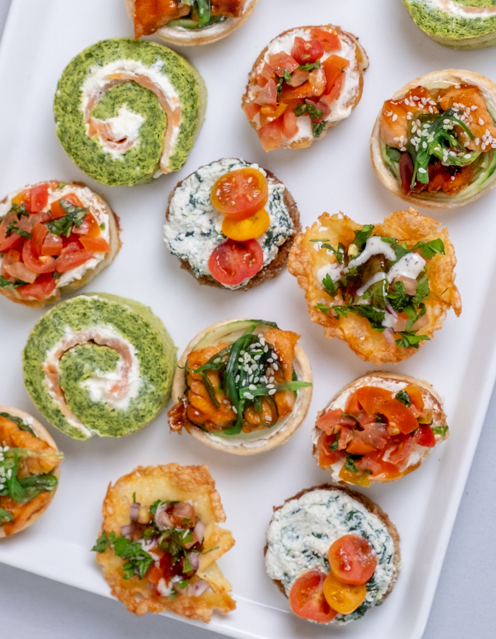 Mediterranean Vibes canapes, catering to order Derby
