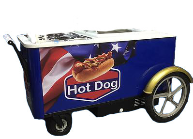 Thumbnail: 215PC Hot Dog Cart with Electric Freezer