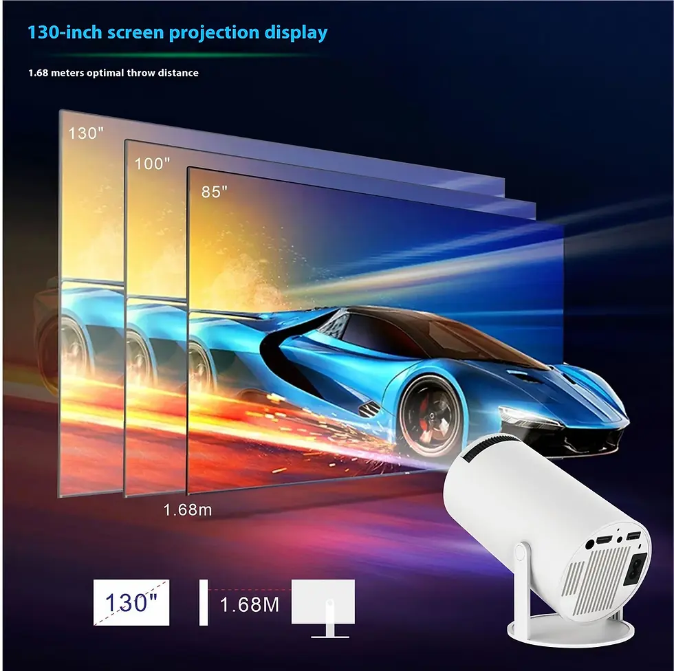 Thumbnail: HY300 Pro Projector Home Theater Entertainment Portable Small Projector