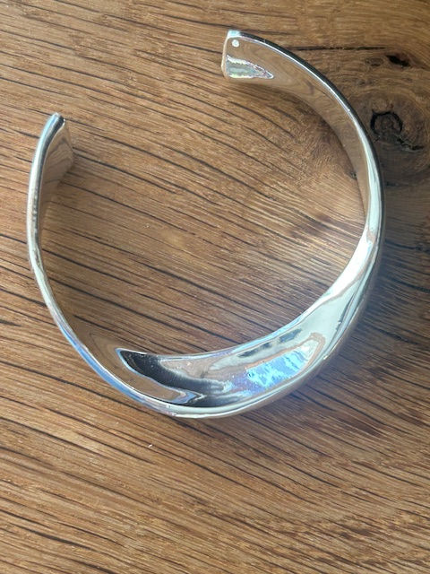 Thumbnail: Bangle ,silver and gold plated.