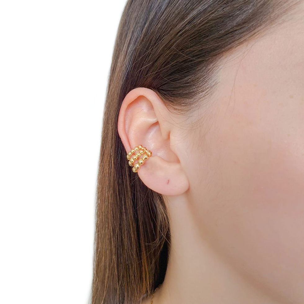Miniatura: Piercing filetes de bolinhas