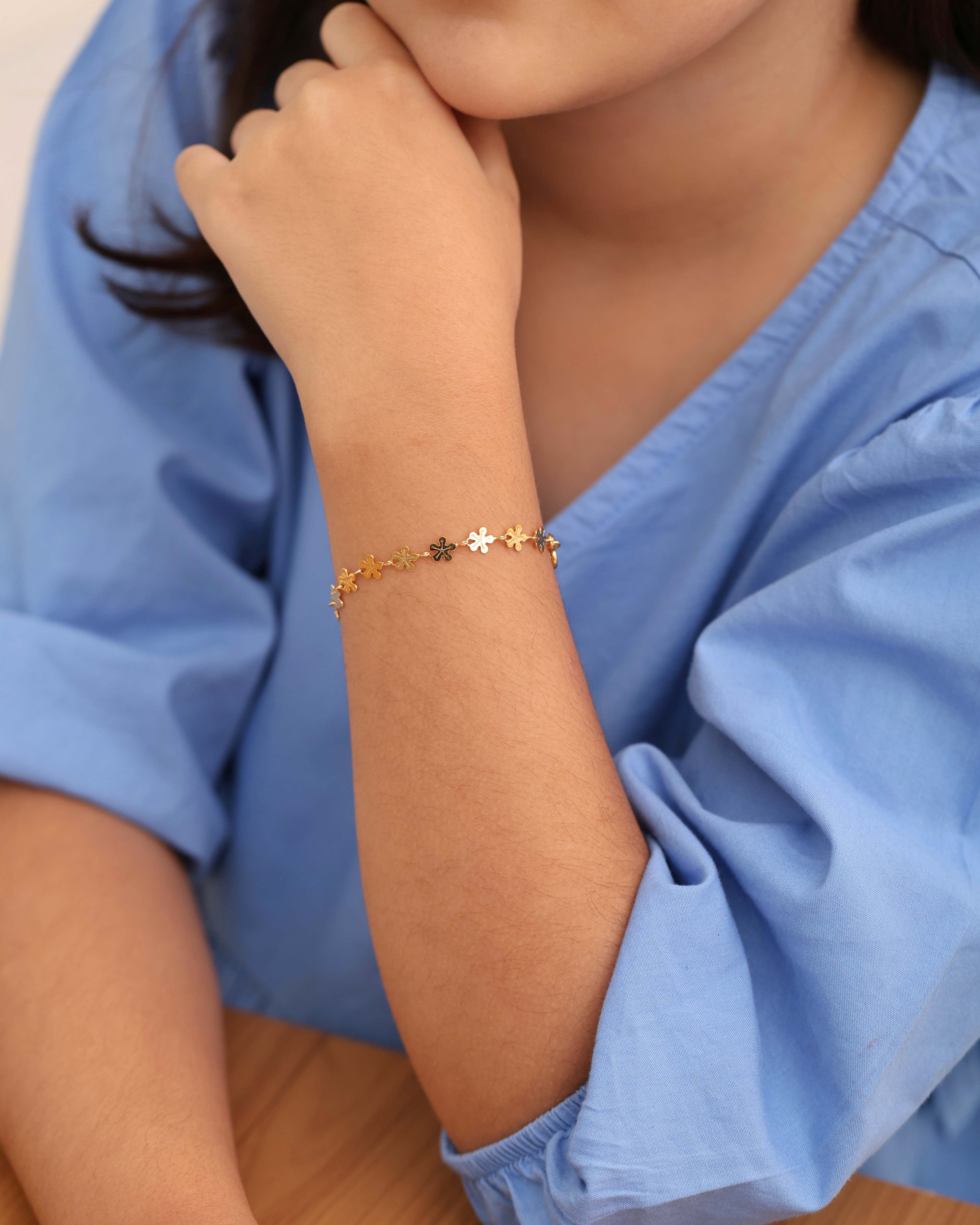 Pulseira Infantil Flores