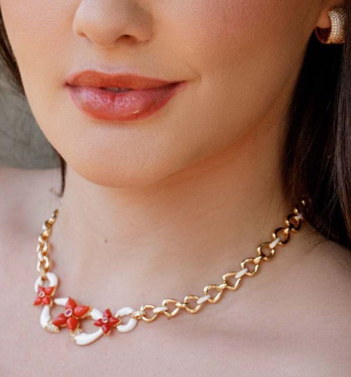 Miniatura: Choker Flor de verão