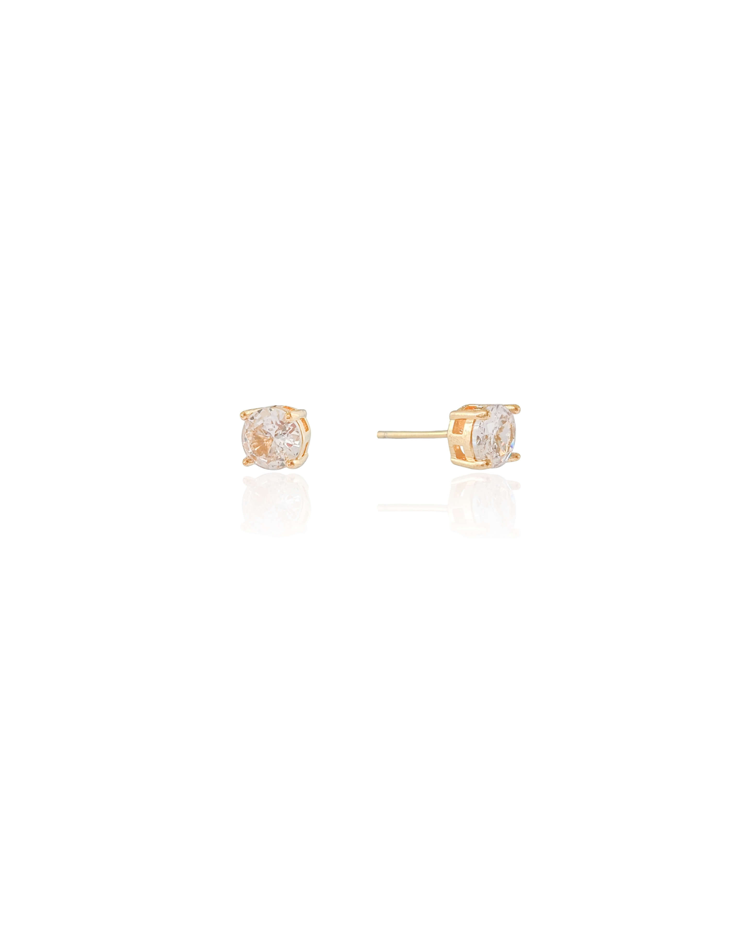 Brinco Ponto de Luz - Cristal 6mm