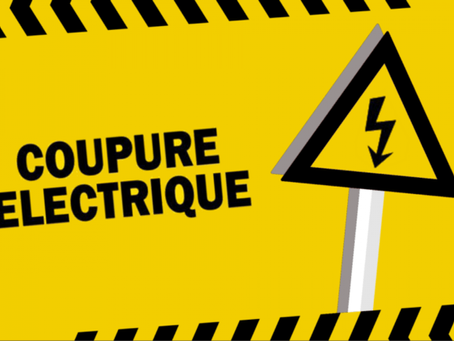 COUPURE ÉLECTRICITÉ 21/03/2022