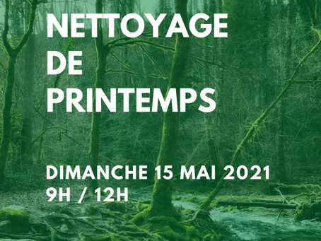 NETTOYAGE DE PRINTEMPS