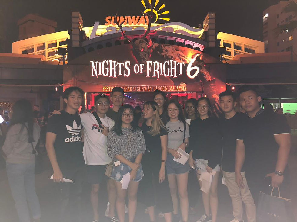 Halloween Night with UNI friends