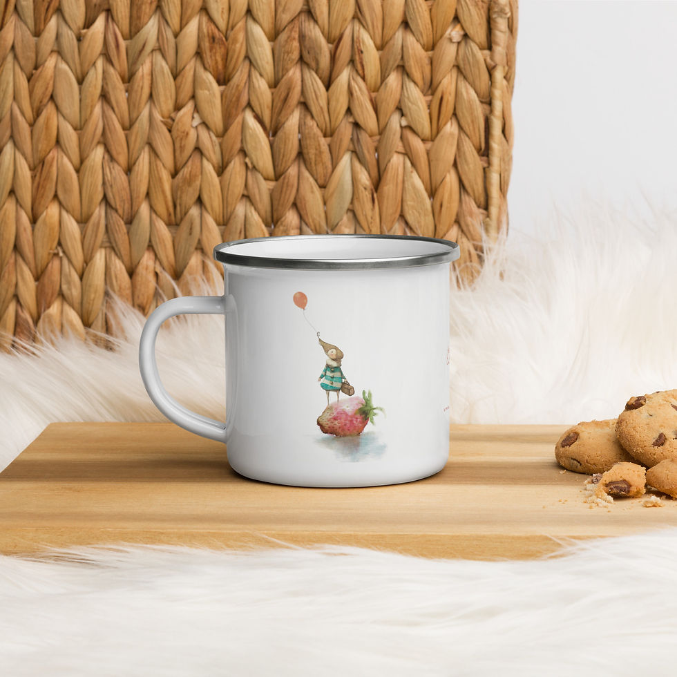 Miniatura: Strawberry Girl enamel mug 
