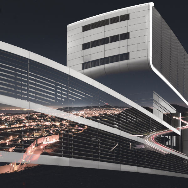 Miniaturbild: Futuristic City Double Exposure