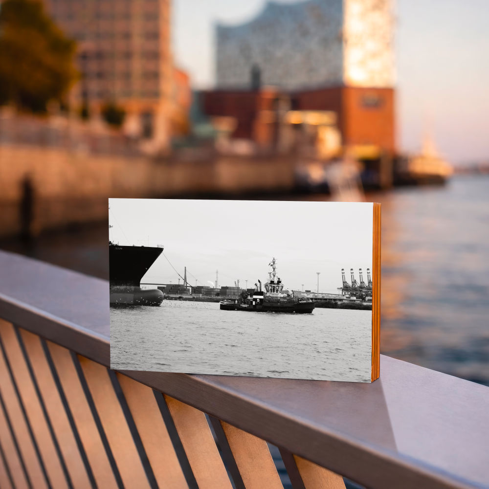 Schlepper am Containerhafen — Hamburg