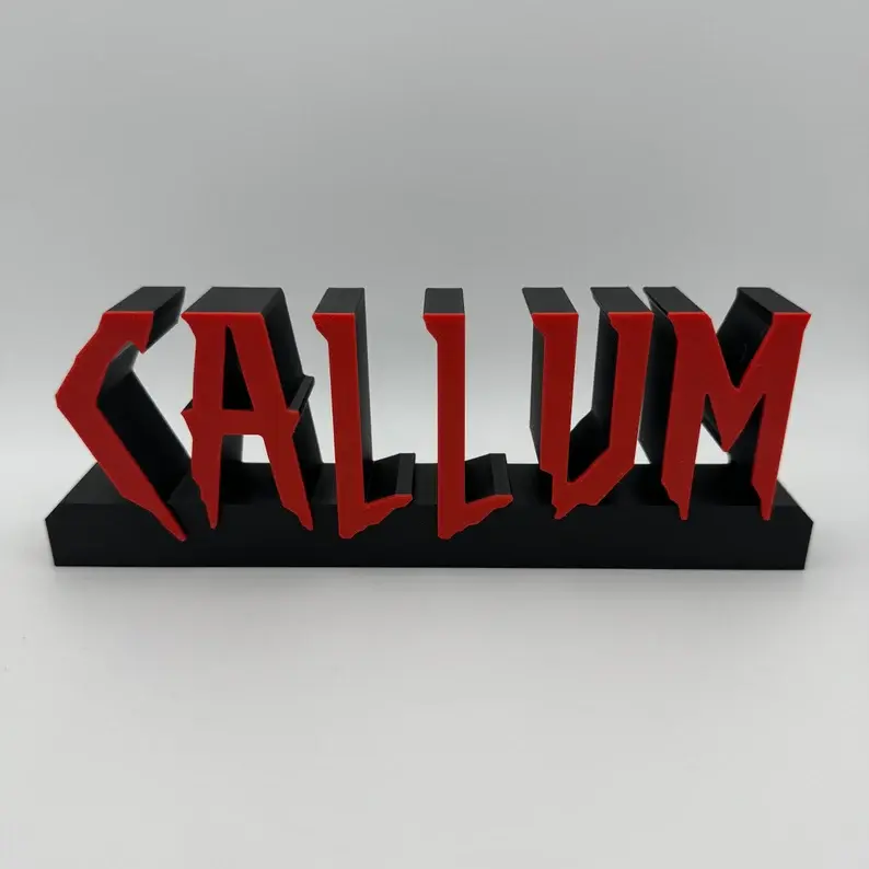 Thumbnail: Callum name badge