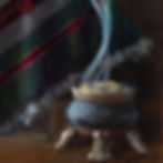 Detail from "Remembering Maria Sabina that depicts an incense burner by Isis Rodriguez