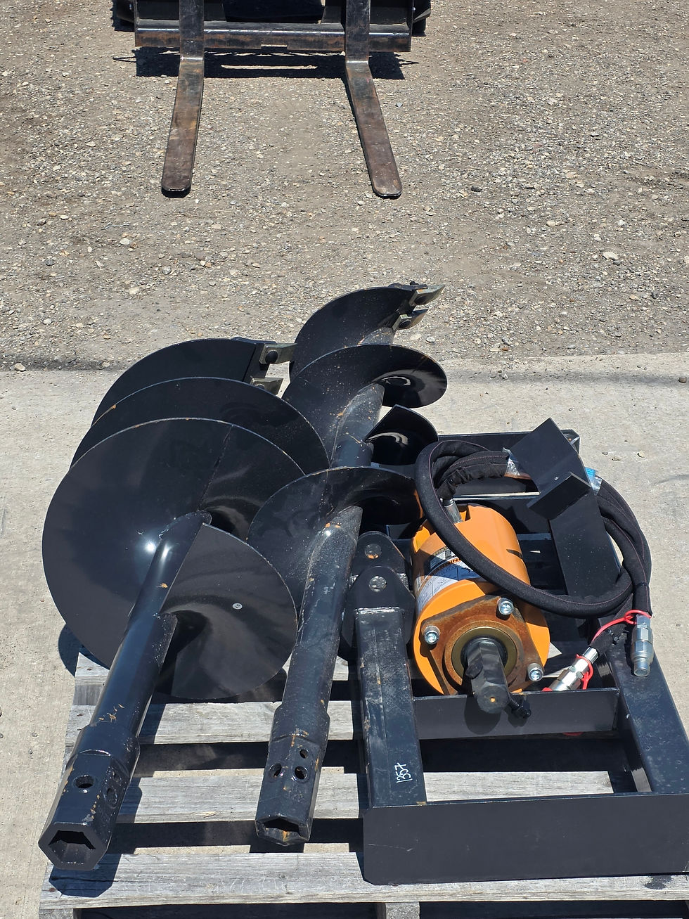 wolverine auger with 2 bits