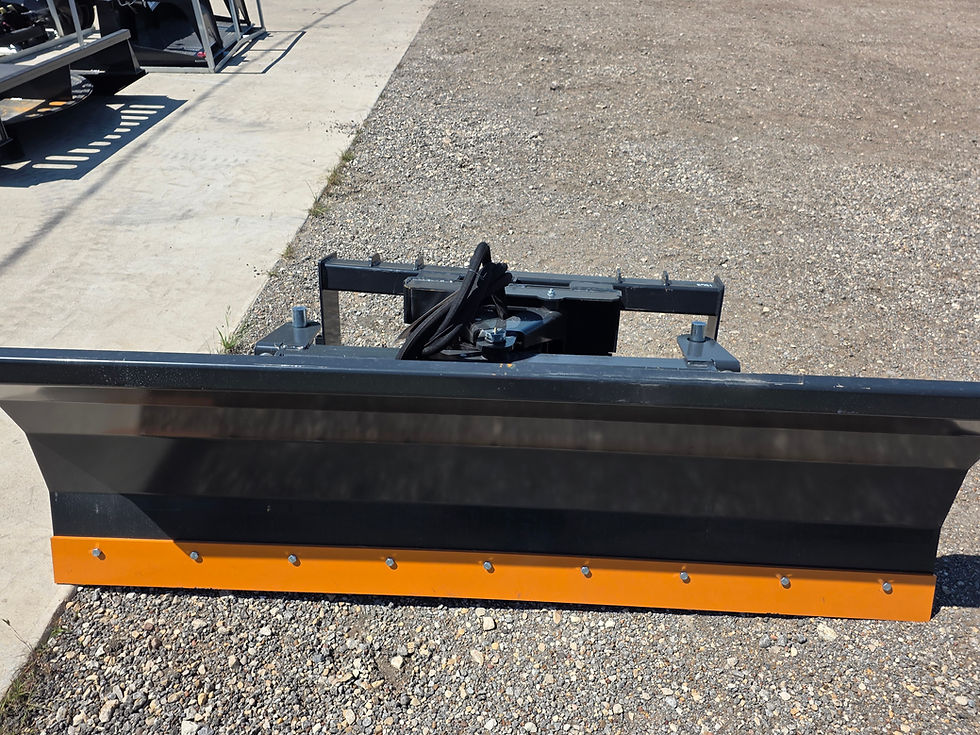 front side of dozer/angle blade