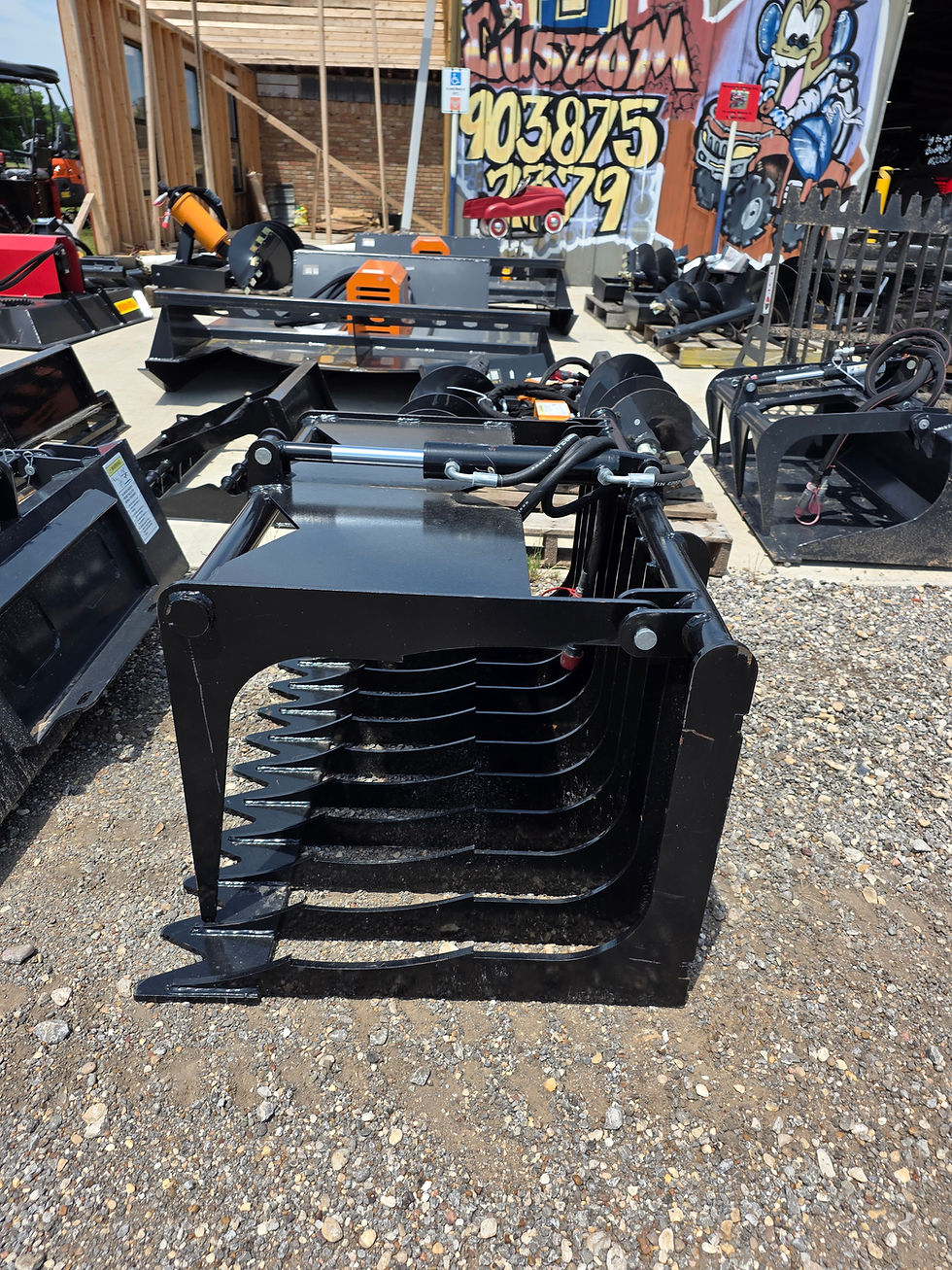 left side view of grapple
