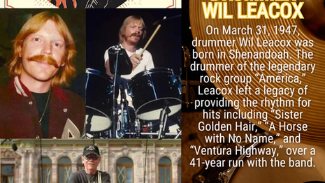 America's Drummer Wil Leacox: Iowa Time Machine March 31, 1947