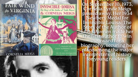 Author Cornelia Meigs: Iowa Time Machine September 10, 1973