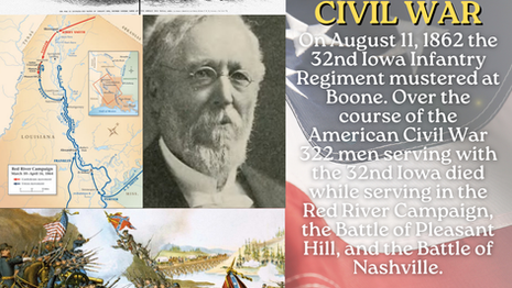 The Iowa 32nd in the Civil War: Iowa Time Machine August 11, 1862