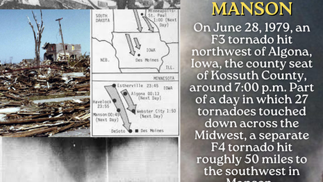 Algona & Manson Tornadoes: Iowa Time Machine June 28, 1979