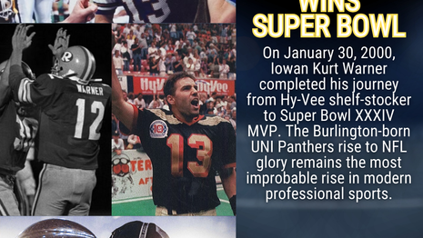 Warner Wins Super Bowl: Iowa Time Machine January 30, 2000