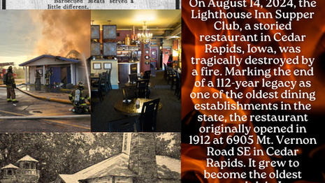 Lighthouse Inn Supper Club: Iowa Time Machine August 14, 2024