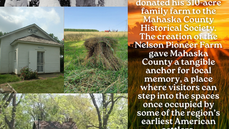 Nelson Pioneer Farm: Iowa Time Machine July 9, 1958