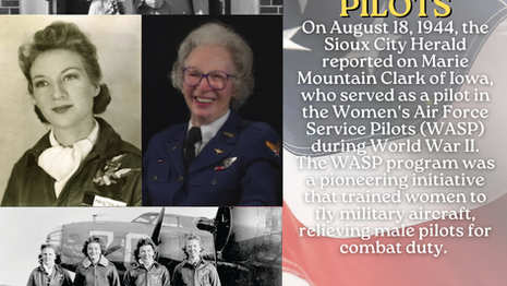 Women's Air Force Service Pilots: Iowa Time Machine August 18, 1944