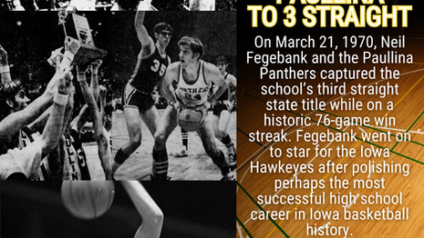 Febegbank & Paullina Win Three Straight: Iowa Time Machine March 21, 1970