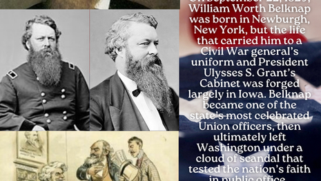 William Worth Belknap: Iowa Time Machine September 22, 1829