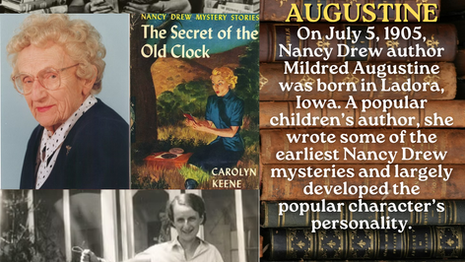 Nancy Drew's Author: Iowa Time Machine July 5, 1905