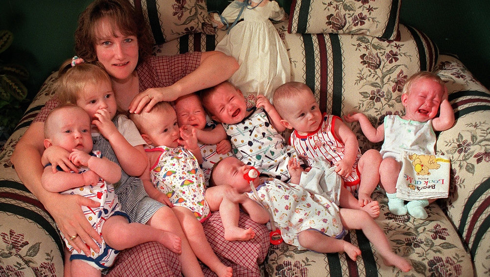 Iowa History Daily November 19 McCaughey Septuplets