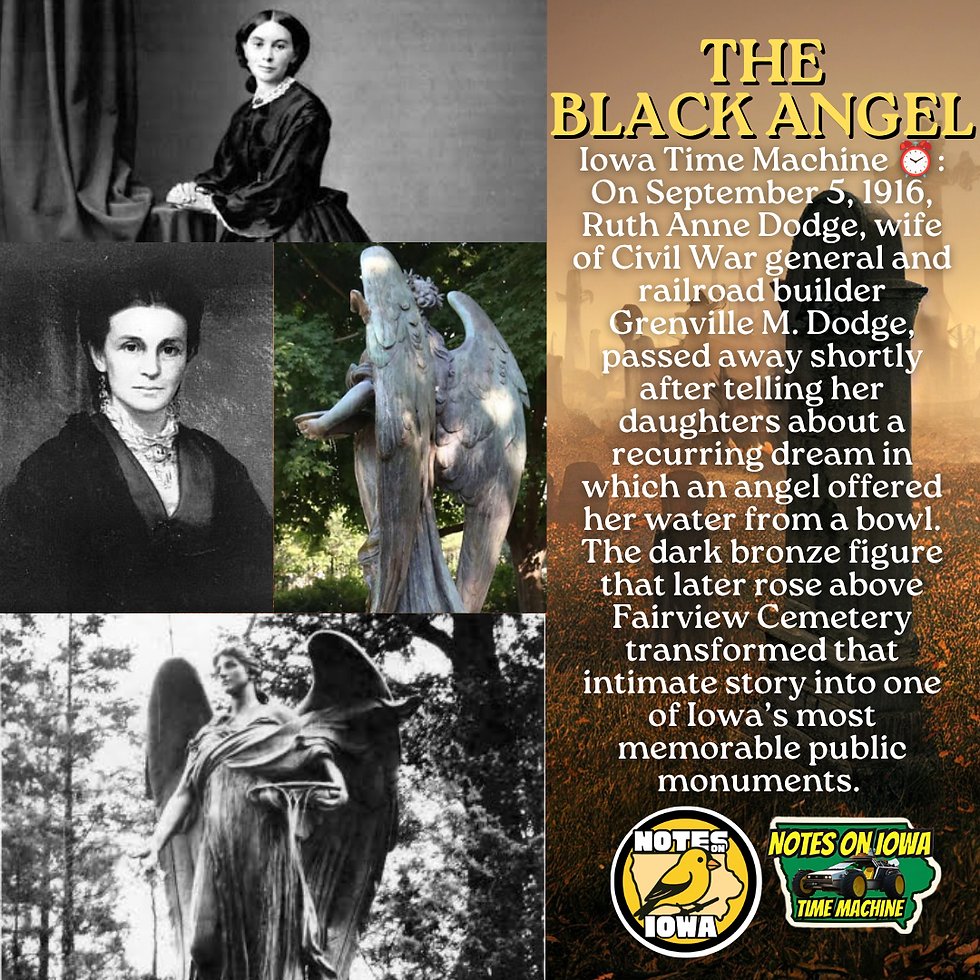 The Black Angel of Council Bluffs: Iowa Time Machine September 5, 1916