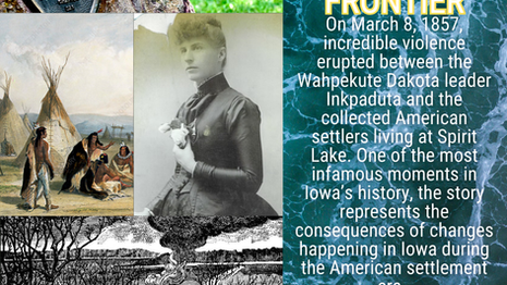Spirit Lake: Iowa Time Machine March 8, 1857