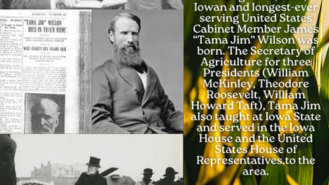 Tama Jim Wilson: Iowa Time Machine August 16, 1835
