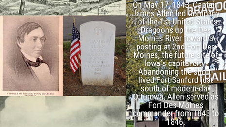 Dragoons Found Des Moines: Iowa Time Machine May 17, 1843