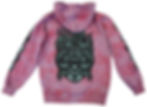 Thumbnail: Fridiosa hoodie (tie die) turquoise print