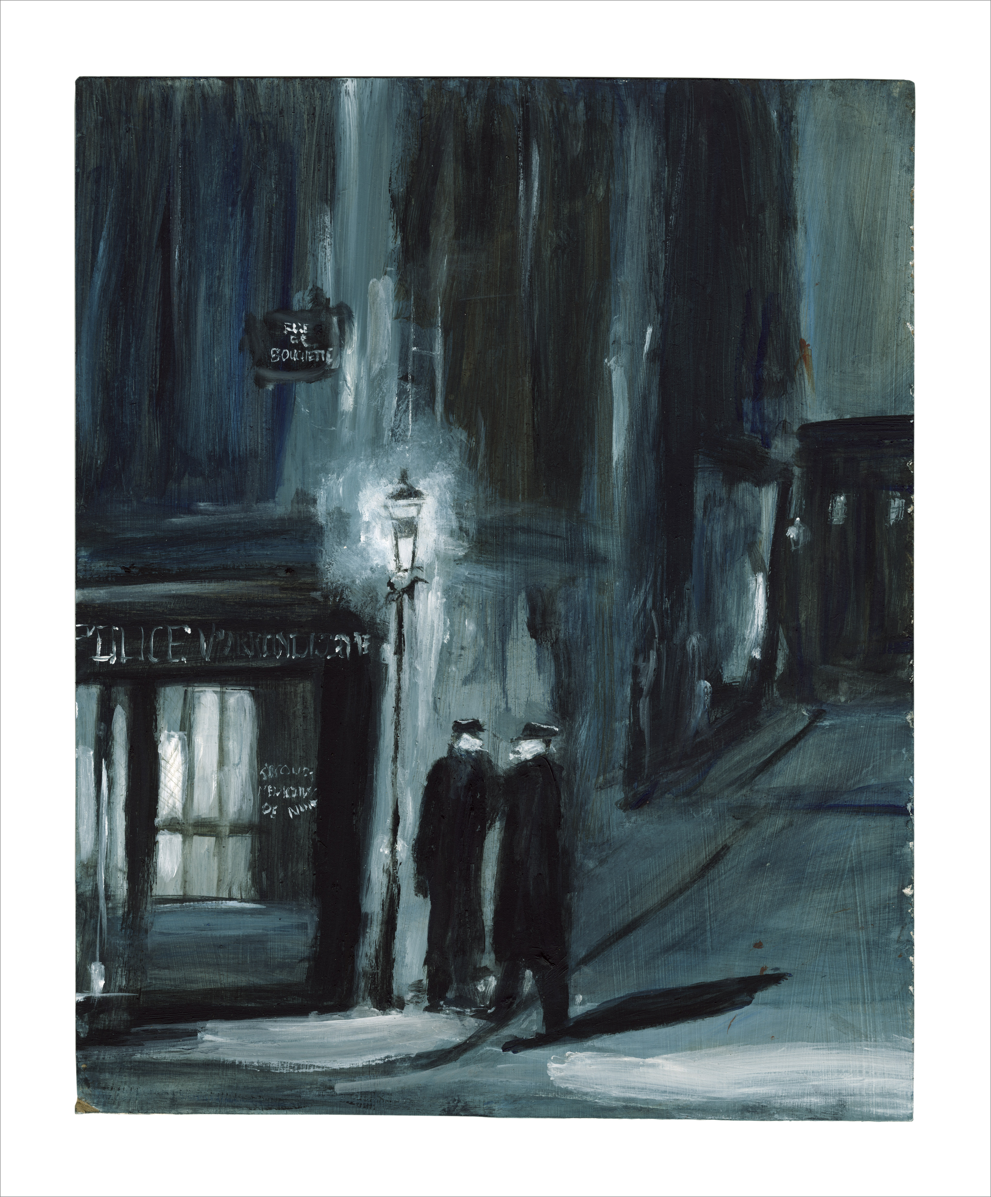 Night Police, Paris. (After Brassai)