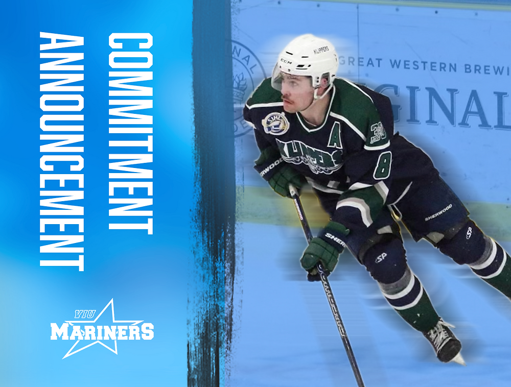 VIU Mariners Sign SJHL Veteran Aidan Bangs for the 2023/24 Season.