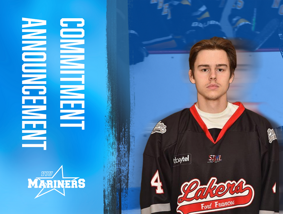 VIU Mariners Hockey Club announces the commitment of James Pedersen for the 2023-24 Season.