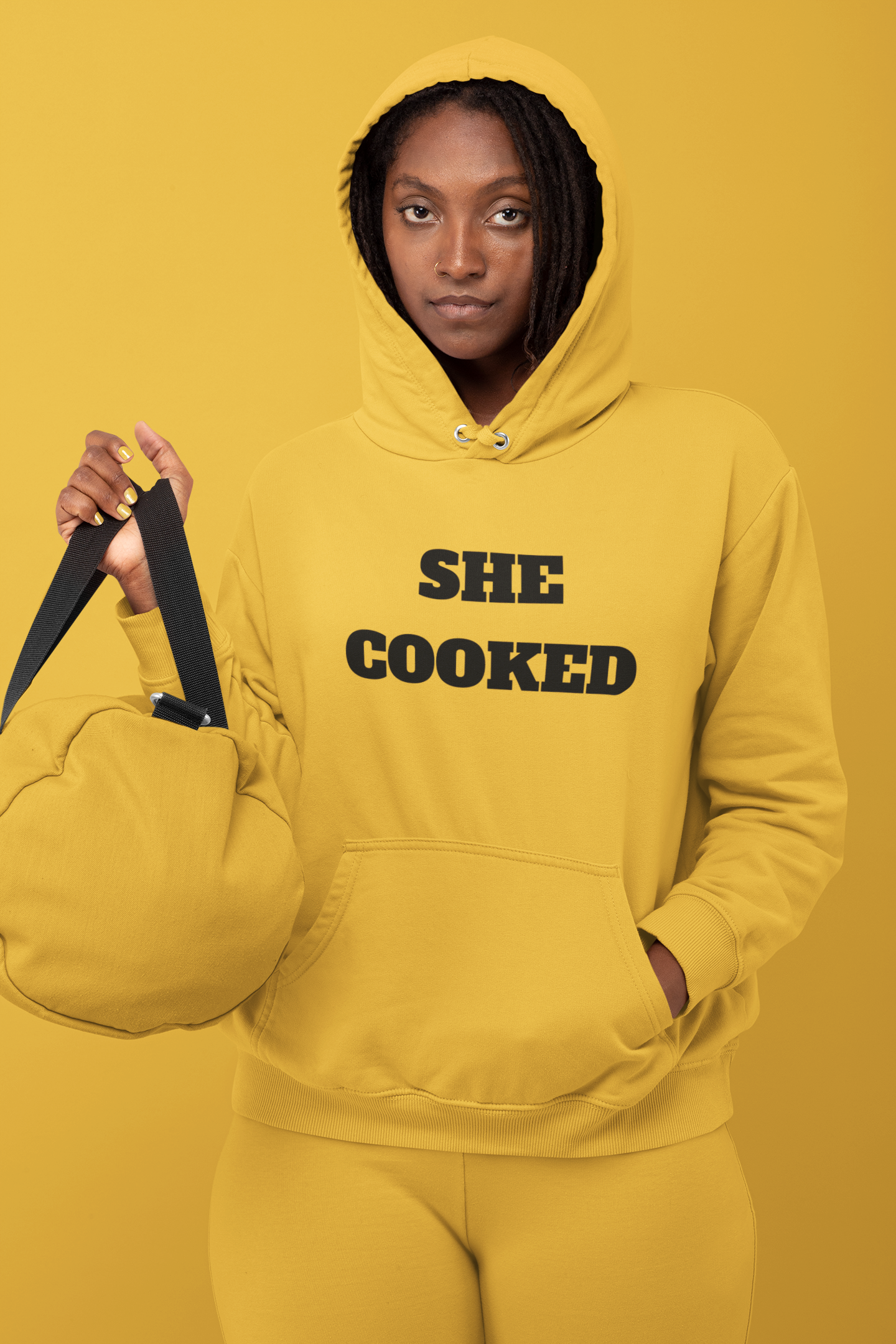 She Cooked Hoodie