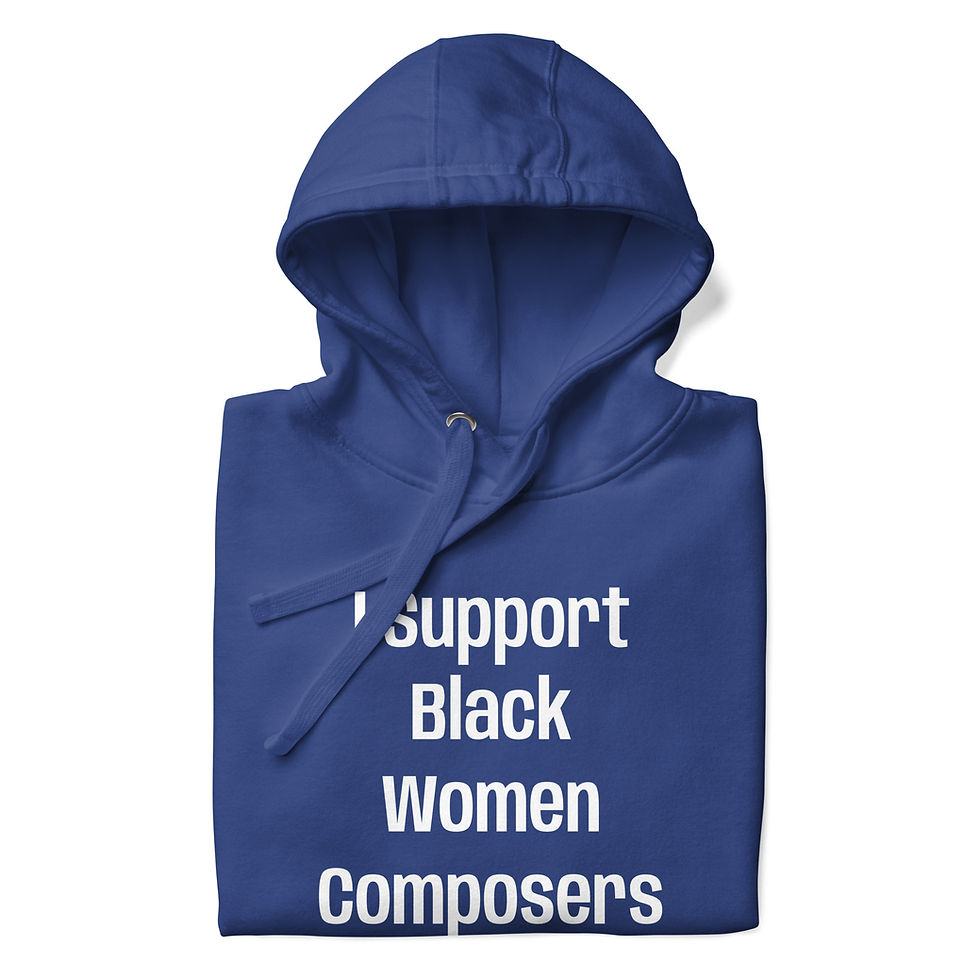 Thumbnail: Unisex "I Support Black Women Composers" Hoodie