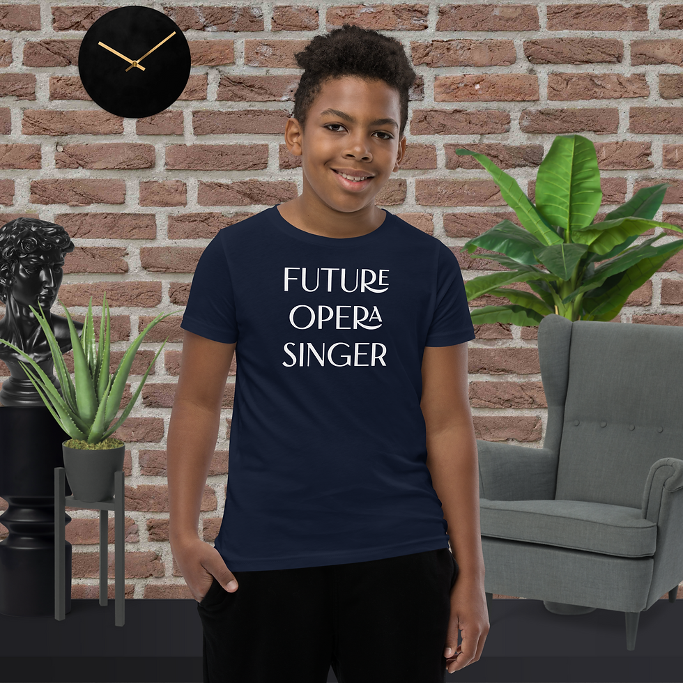 Thumbnail: Youth "Future Opera Singer" Short Sleeve T-Shirt