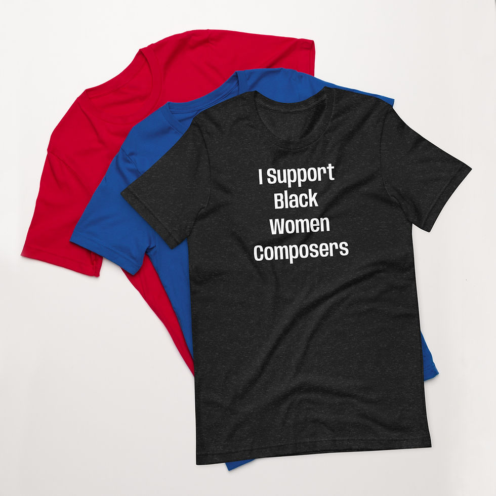 Thumbnail: Unisex "I Support Black Women Composers" t-shirt
