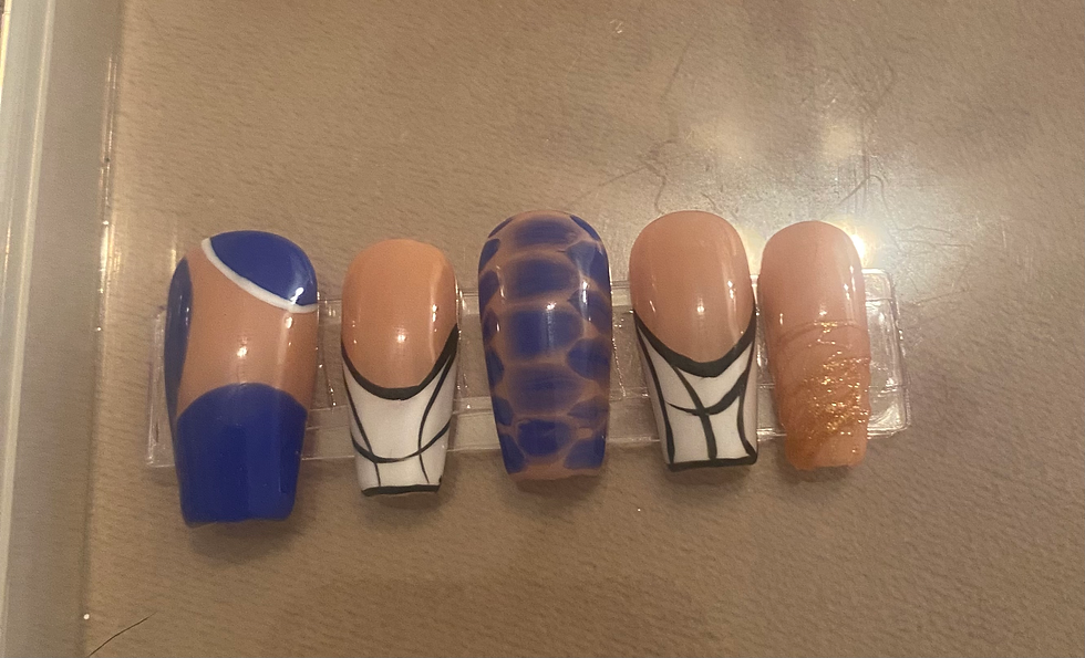 Funky Reptilian Abstract