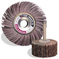 Pearl Abrasives FL13460 WHL FLP 1"X3/4" 1/4" SHNK A60 GRIT ALOX