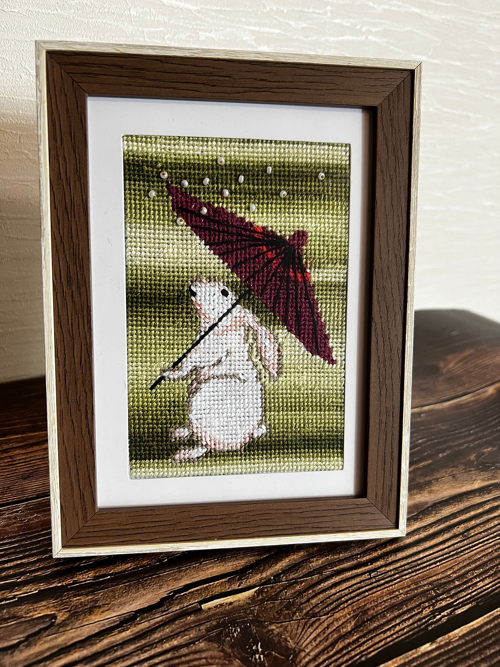 サムネイル： ニードルポイント刺繡和傘シリーズ
