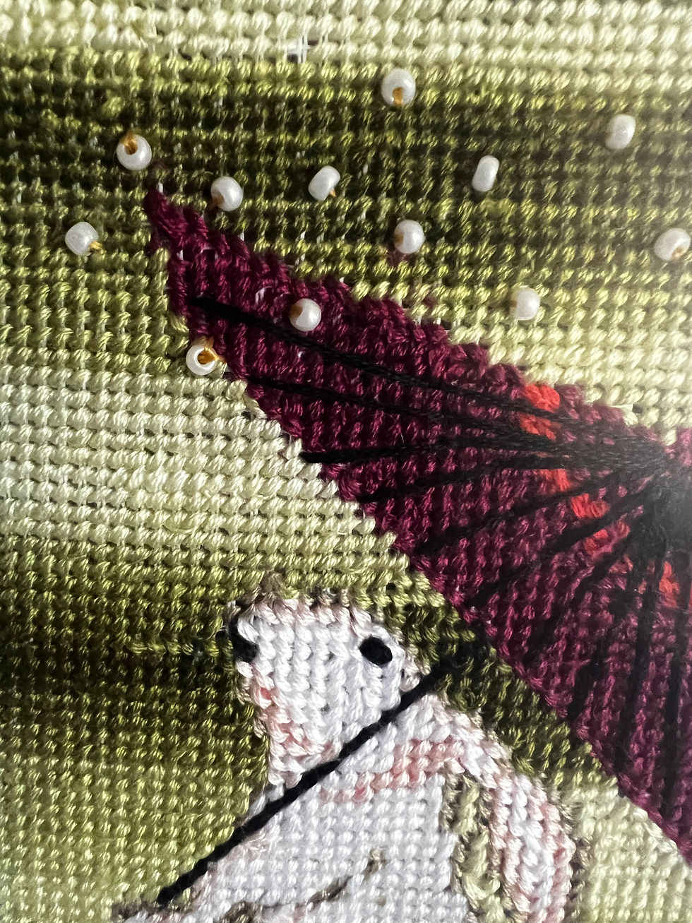 サムネイル： ニードルポイント刺繡和傘シリーズ